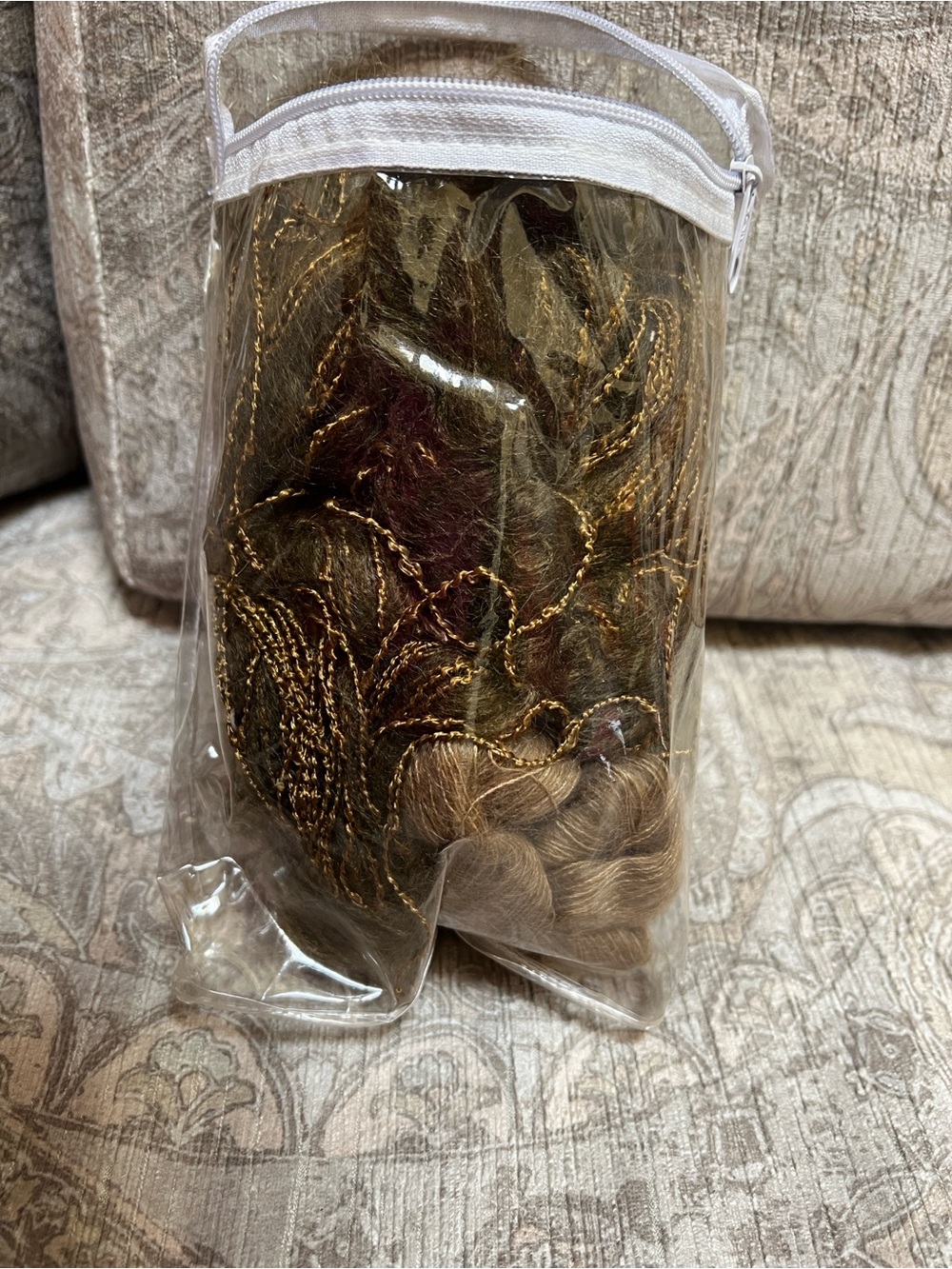 Luxurious Gold and Brown Tassel Trim - Home Accents Faux Florals
